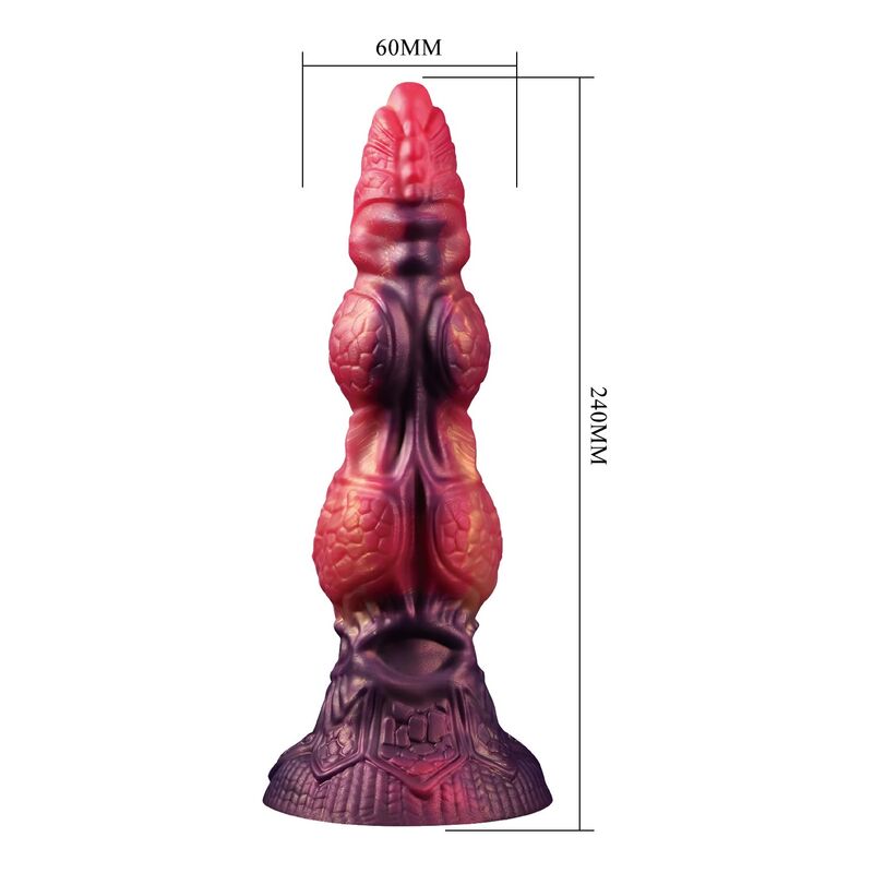Power Monsters - Savage Beastlord Tricolor Fantasy Godemichet En Silicone 24 Cm Ø 5 Cm - Image 6