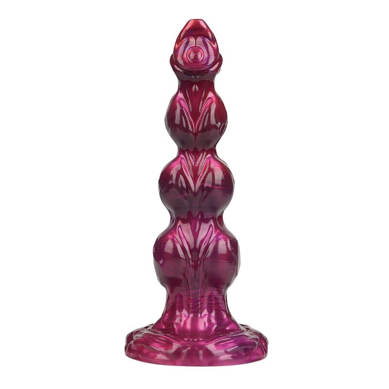 Power Monsters - Primal Beastlord Godemichet En Silicone Translucide Rose Fantastique 26 Cm Ø 5 Cm - Image 5