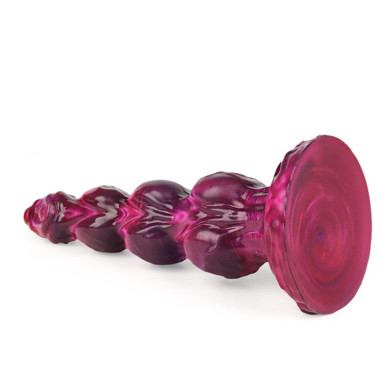 Power Monsters - Primal Beastlord Godemichet En Silicone Translucide Rose Fantastique 26 Cm Ø 5 Cm - Image 6