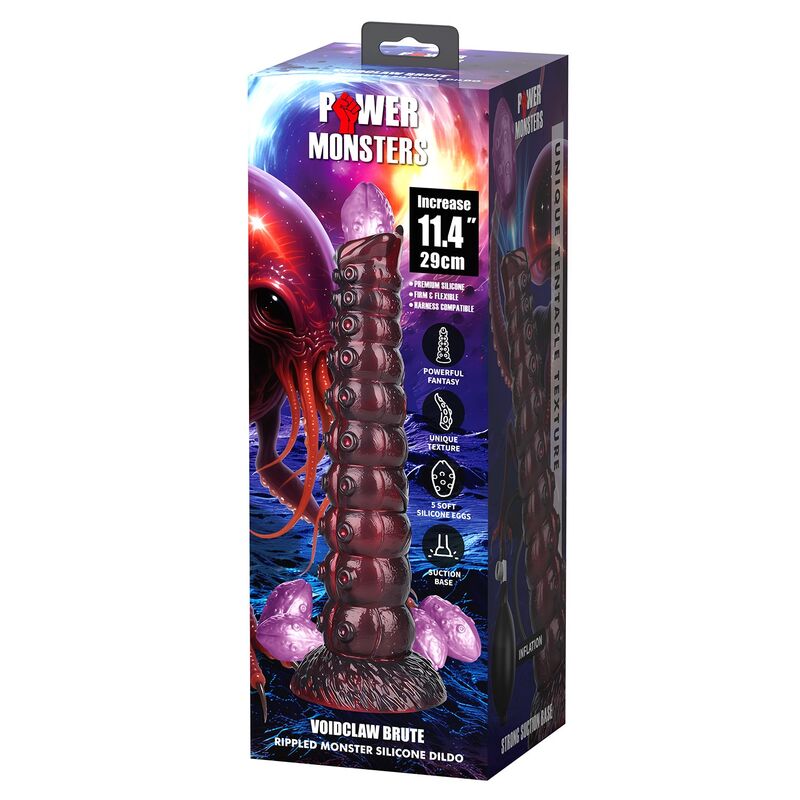 Power Monsters - Voidclaw Brute Gonflable En Silicone Bicolor 29 Cm Ø 5,7 Cm - Image 3
