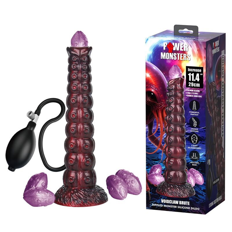 Power Monsters - Voidclaw Brute Gonflable En Silicone Bicolor 29 Cm Ø 5,7 Cm - Image 9
