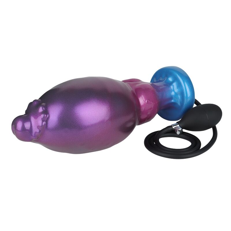 Power Monsters - Rift Titan Bicolore Gonflable En Silicone Fantastique 24 Cm Ø 5 Cm - Image 5