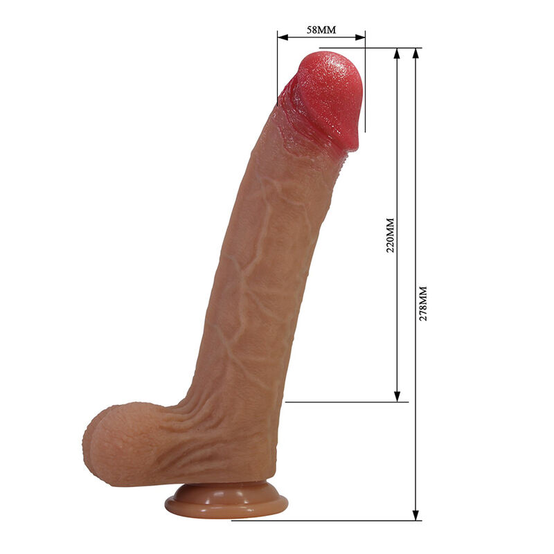Pretty Love - Orsen Realistic Silicone Dildo With Suction Cup 27.7 Cm Ø 5 Cm - Image 8