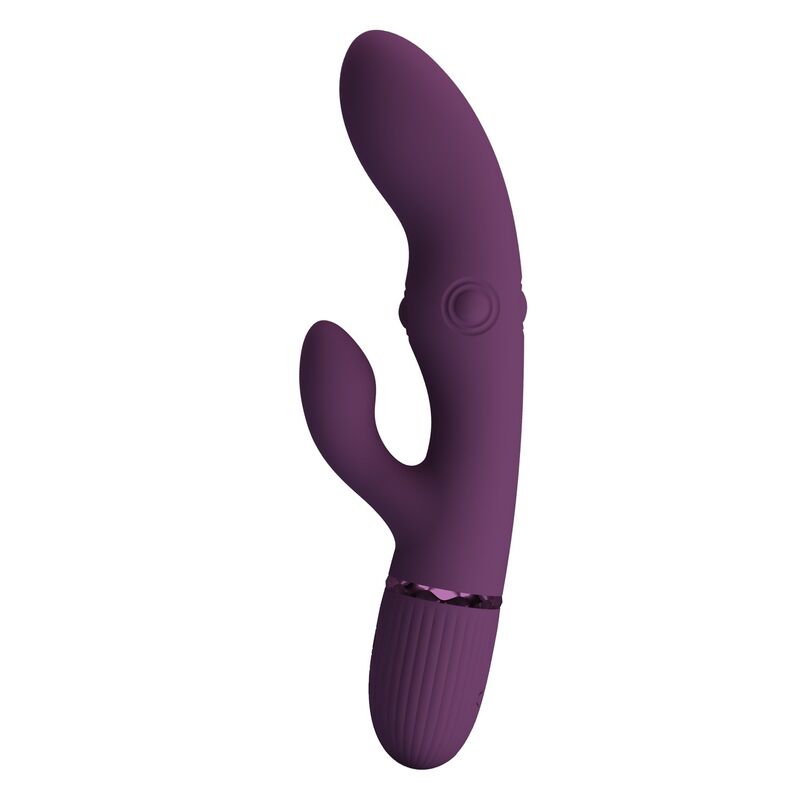 Pretty Love - Zach Vibrateur Lapin Rechargeable À Pousser 5+5 Fonctions - Image 3