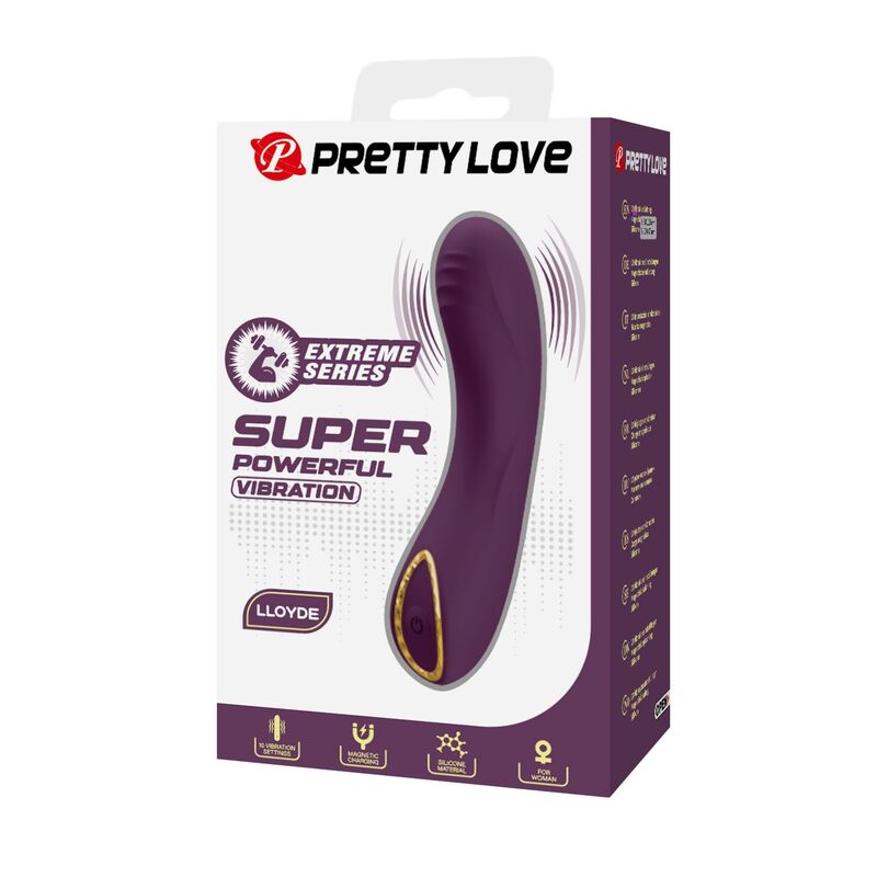 Pretty Love - Vibrateur Rechargeable Lloyde 10 Fonctions Violet - Image 4