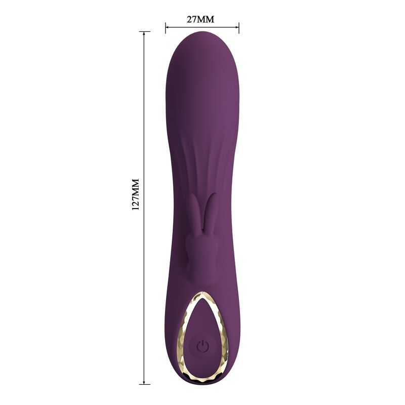 Pretty Love - Landyn Vibrateur Lapin Rechargeable 10 Fonctions Violet - Image 10