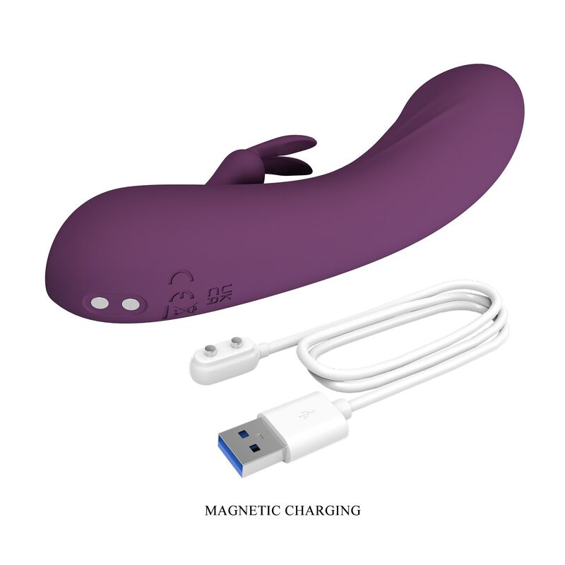 Pretty Love - Landyn Vibrateur Lapin Rechargeable 10 Fonctions Violet - Image 11