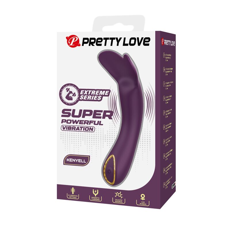 Pretty Love - Vibrateur Rechargeable Kenyell 10 Fonctions Violet - Image 4