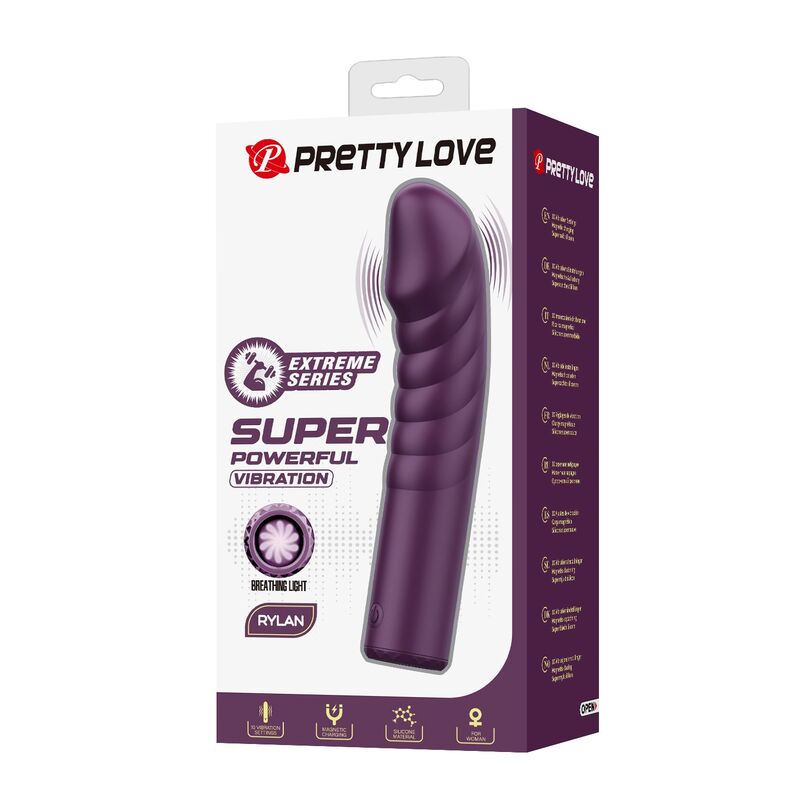 Pretty Love - Vibrateur Rechargeable Ryland 10 Fonctions Violet - Image 3