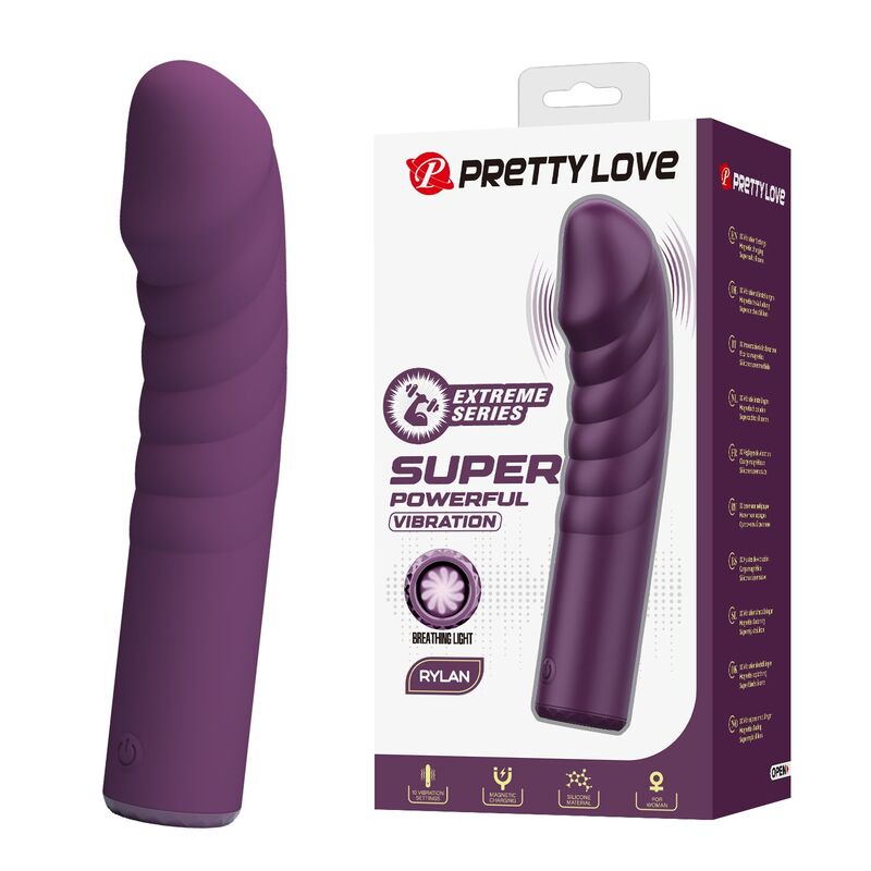 Pretty Love - Vibrateur Rechargeable Ryland 10 Fonctions Violet - Image 9