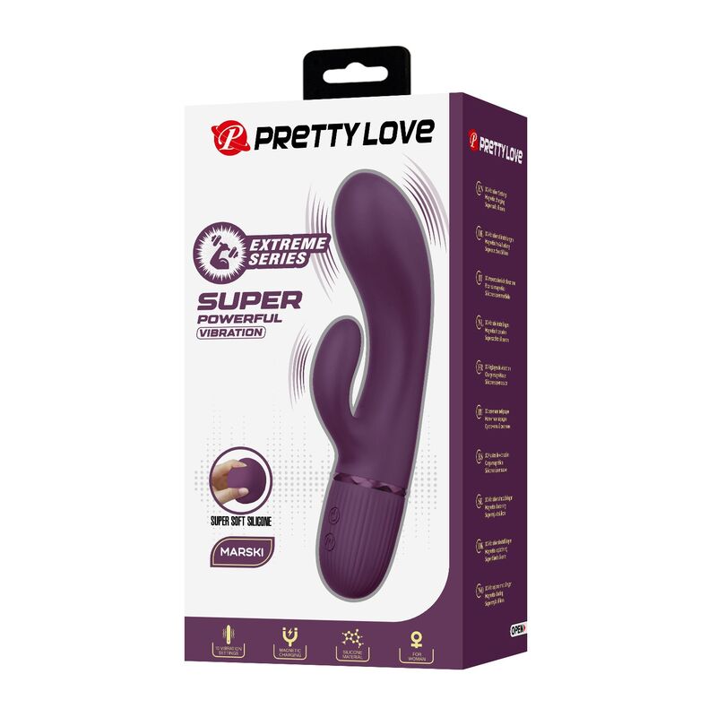 Pretty Love - Margie Vibrateur Lapin Rechargeable 10 Fonctions Violet - Image 4