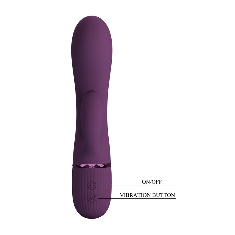 Pretty Love - Margie Vibrateur Lapin Rechargeable 10 Fonctions Violet - Image 5
