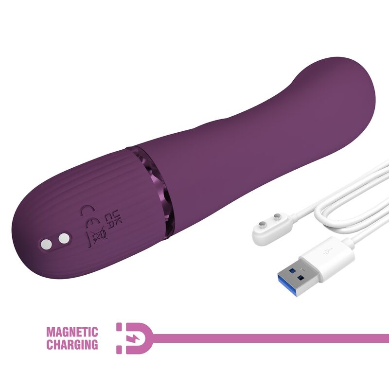 Pretty Love - Margie Vibrateur Lapin Rechargeable 10 Fonctions Violet - Image 10