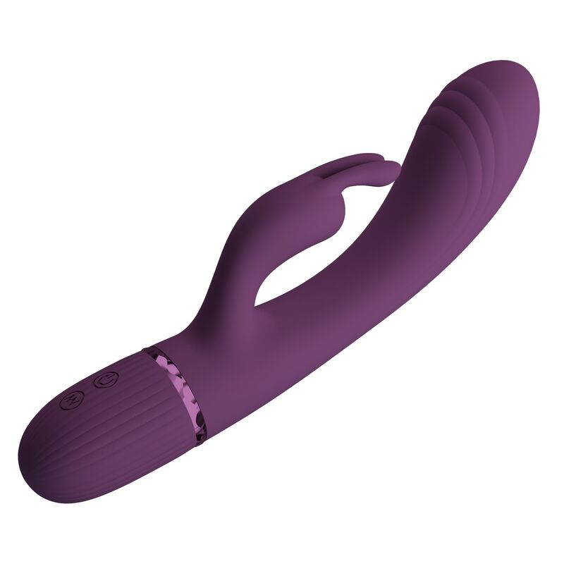Pretty Love - Rocco Vibrateur Lapin Rechargeable 10 Fonctions Violet - Image 8