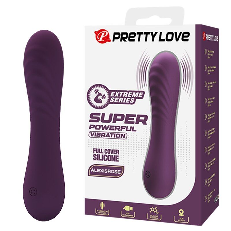 Pretty Love - Vibrateur Rechargeable Alexisrose 10 Fonctions Violet