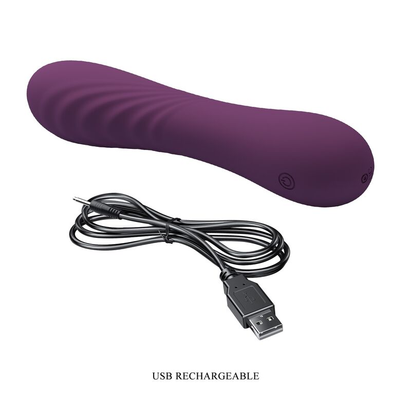 Pretty Love - Vibrateur Rechargeable Alexisrose 10 Fonctions Violet - Image 9