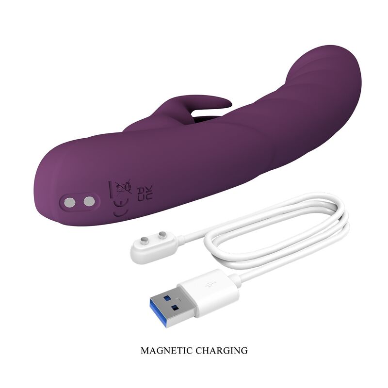 Pretty Love - Vibrateur Lapin Rechargeable Harper 10 Fonctions Violet - Image 9