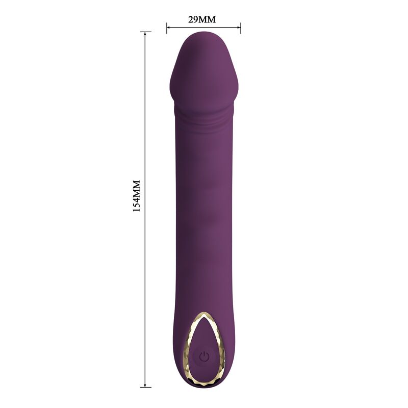 Pretty Love - Vibrateur Rechargeable Amara 10 Fonctions Violet - Image 11