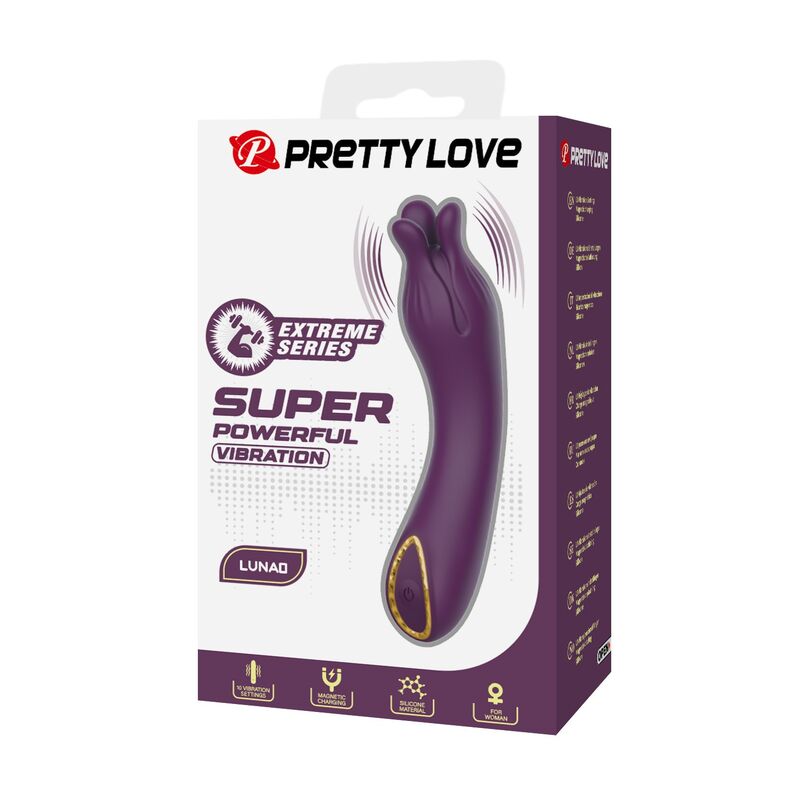 Pretty Love - Vibrateur Rechargeable Lunao 10 Fonctions Violet - Image 4