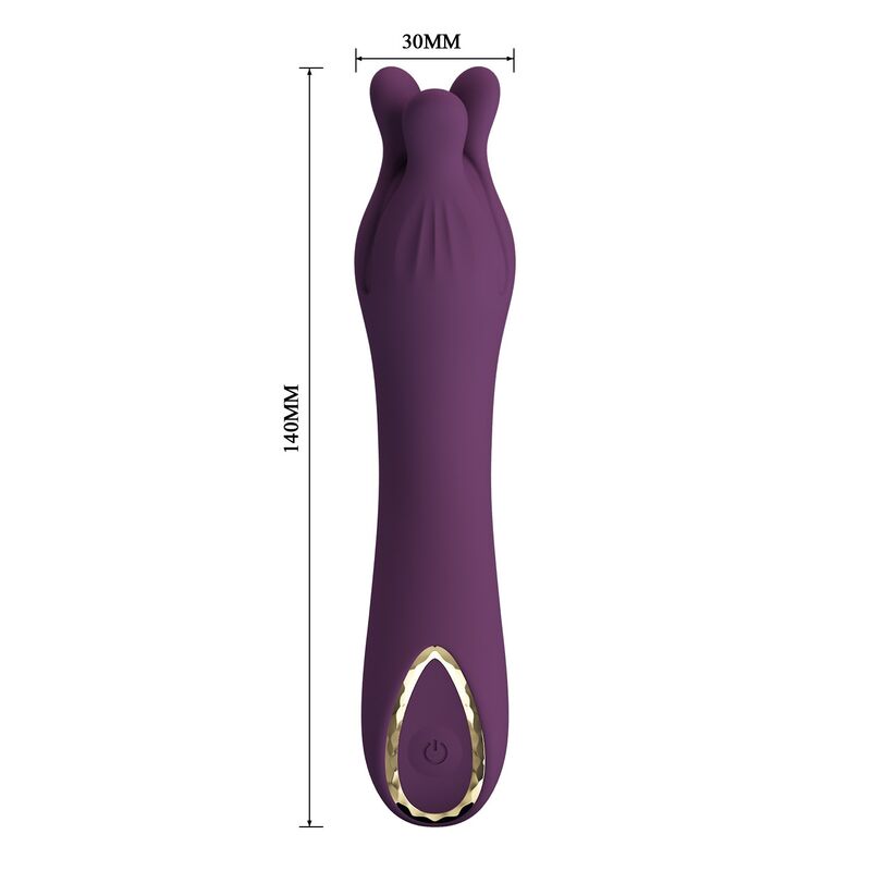 Pretty Love - Vibrateur Rechargeable Lunao 10 Fonctions Violet - Image 10