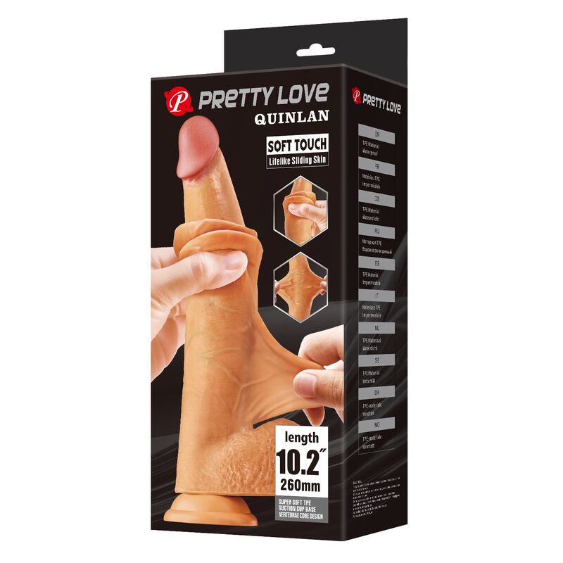 Pretty Love - Quinlan Realistic Dildo 26 Cm Ø 5.5 Cm Natural - Image 3