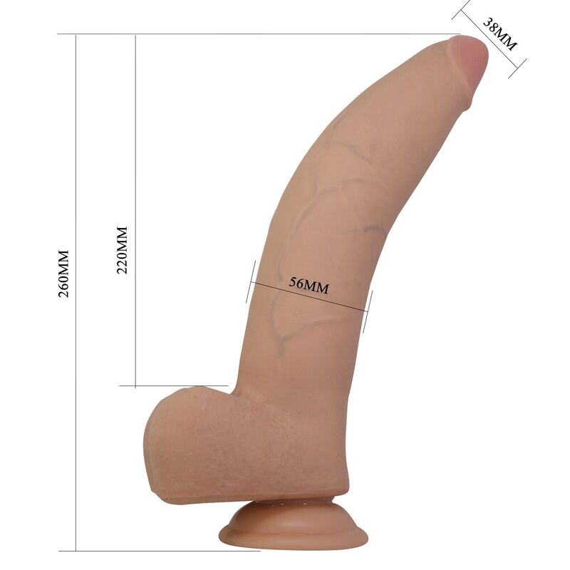 Pretty Love - Quinlan Realistic Dildo 26 Cm Ø 5.5 Cm Natural - Image 8