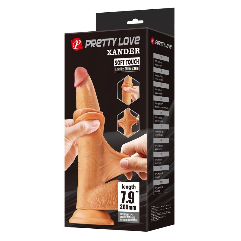 Pretty Love - Xander Realistic Dildo 20 Cm Ø 5 Cm Natural - Image 10