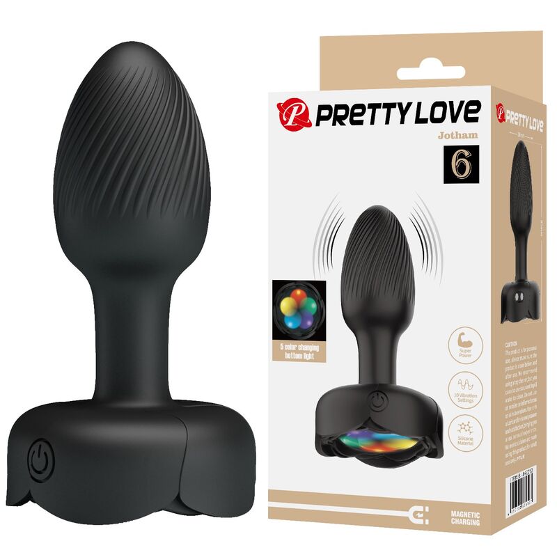 Pretty Love - Plug Anal Vibrant Rechargeable 10 Modes Noir - Image 9