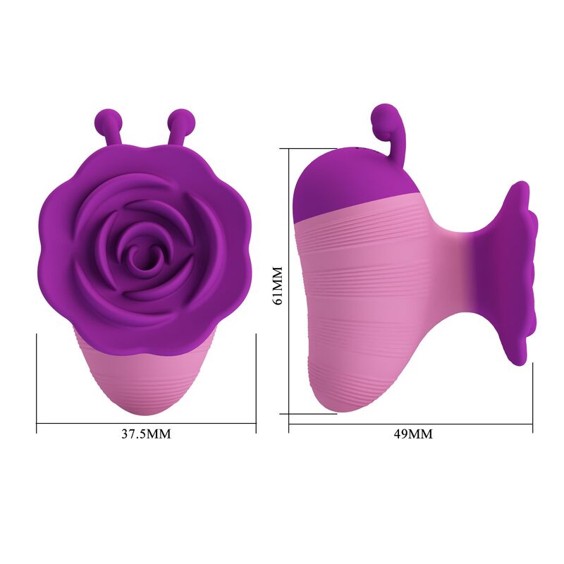 Pretty Love - Little Bee Stimulateur Clitorial Rechargeable 7 Modes Rose-Violet - Image 10
