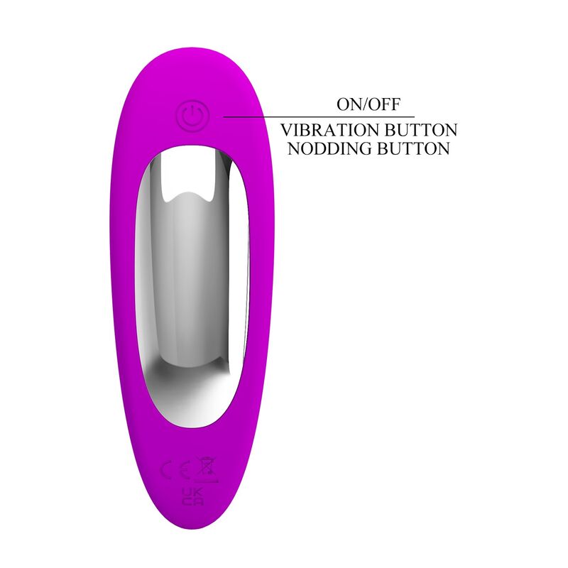 Pretty Love - Bauer Masseur De Prostate Rechargeable 12 Modes Violet - Image 8
