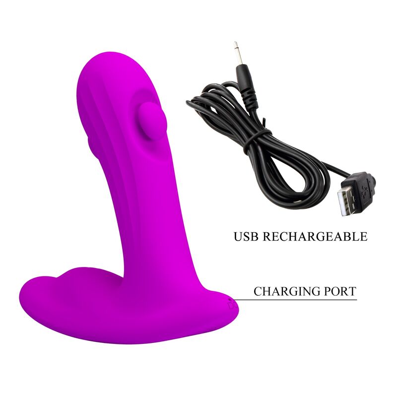 Pretty Love - Bauer Masseur De Prostate Rechargeable 12 Modes Violet - Image 10