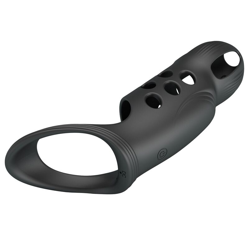 Pretty Love - Craig Anneau Pénis Vibrant Rechargeable Noir - Image 4