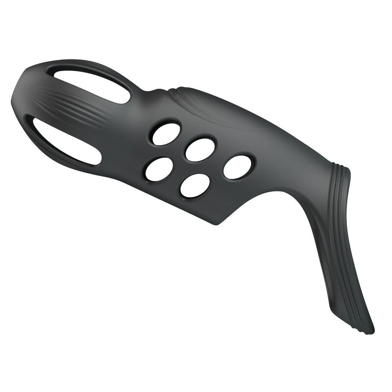 Pretty Love - Craig Anneau Pénis Vibrant Rechargeable Noir - Image 5