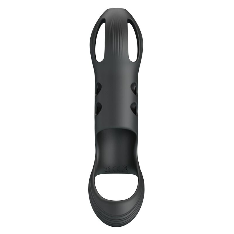 Pretty Love - Craig Anneau Pénis Vibrant Rechargeable Noir - Image 6