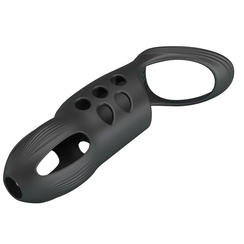 Pretty Love - Craig Anneau Pénis Vibrant Rechargeable Noir - Image 7