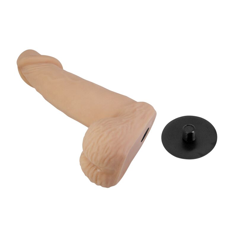 Pretty Love - Zane Harness With Flexible Dildo 17 Cm Ø 4.3 Cm Natural - Image 5