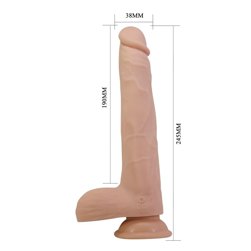 Pretty Love - Nolan Thrusting & Rotating Vibrating Dildo Remote Control 24.5 Cm Ø 5 Cm Natural - Image 7