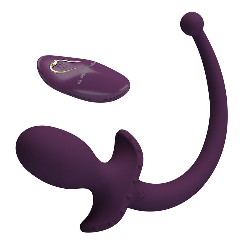 Pretty Love - Lioea Vibrating Anal Plug With Tail 12 Functions Purple Remote Control - Image 10