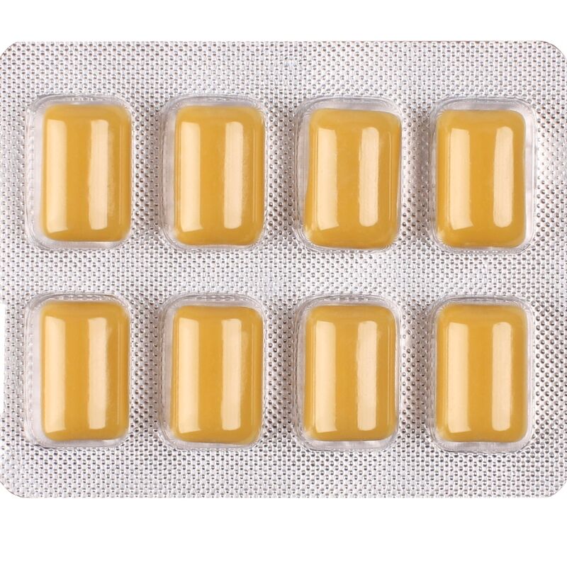WUG ON - GOMME FONCTIONNELLE À LA CAFÉINE ET AU GUARANA, SAVEUR MENTHE ET VANILLE, PLAQUETTE DE 8 COMPRIMÉS - Image 4