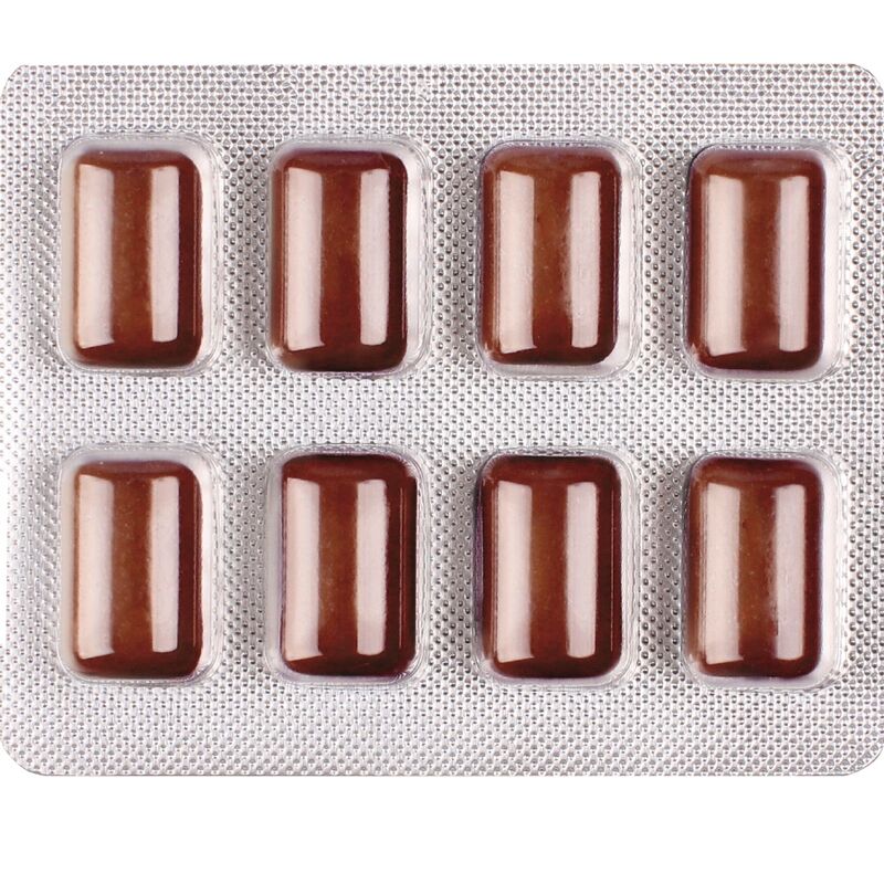 WUG Power Up - Chewing-gum énergisant pour la concentration et l'endurance - Plaquette thermoformée de 8 unités - Image 4