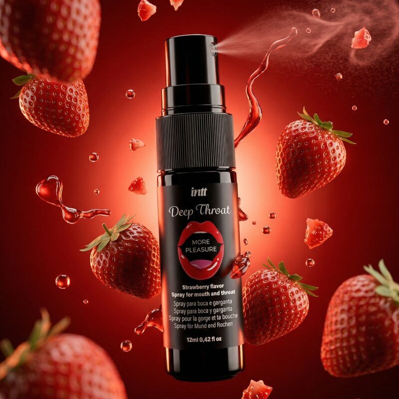INTT - SPRAY ORAL POUR PLUS DE PLAISIR ET DE GORGE PROFONDE, SAVEUR FRAISE - Image 3