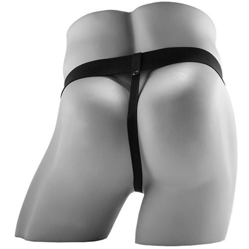 Fetish Fantasy Series - Realistic Vibrating Hollow Strap On With Balls 17.8 Cm - Image 5