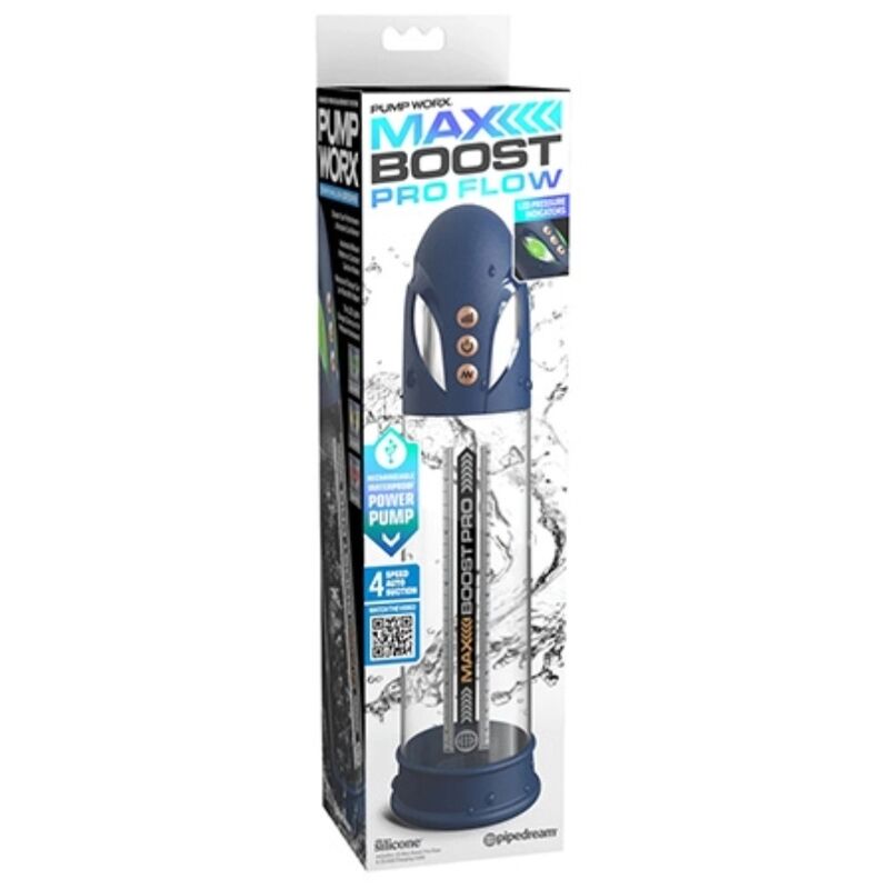 PUMP WORX - MAX BOOST PRO FLOW BLEUE 30,5 CM - Image 5