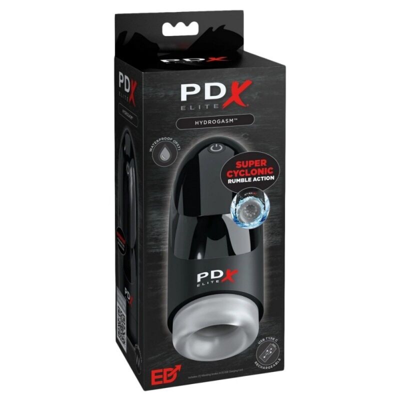PDX ELITE - MASTURBATEUR VIBRANT CYCLONE HYDROGASM 20 CM - Image 5