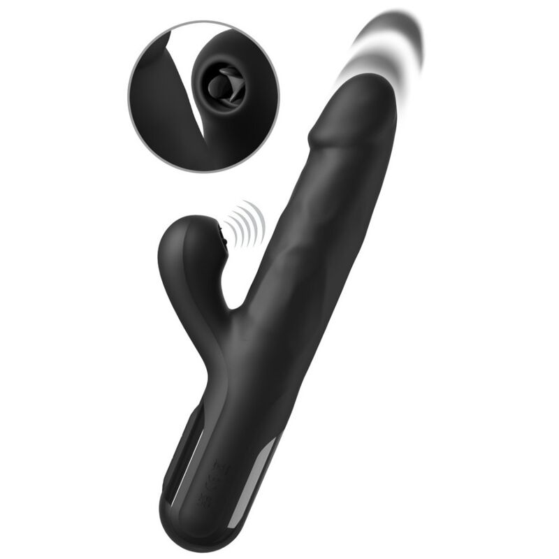 FETISH FANTASY SERIES - VIBRATEUR LAPIN EN SILICONE SONIX NOIR - Image 3