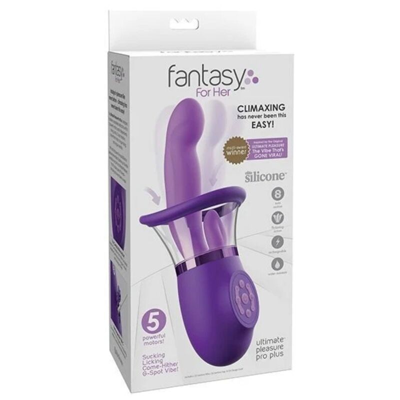FANTASY FOR HER - VIBRATEUR LAPIN PRO PLUS ULTIMATE PLEASURE VIOLET 20,3 CM - Image 6
