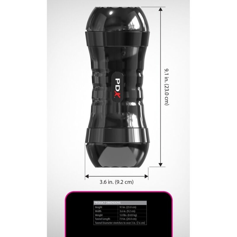 PDX EXTREME - WET PUSSIES SUPER FLIP-A-PUSSY OVER STROKER RÉVERSIBLE 21,6 CM - Image 7