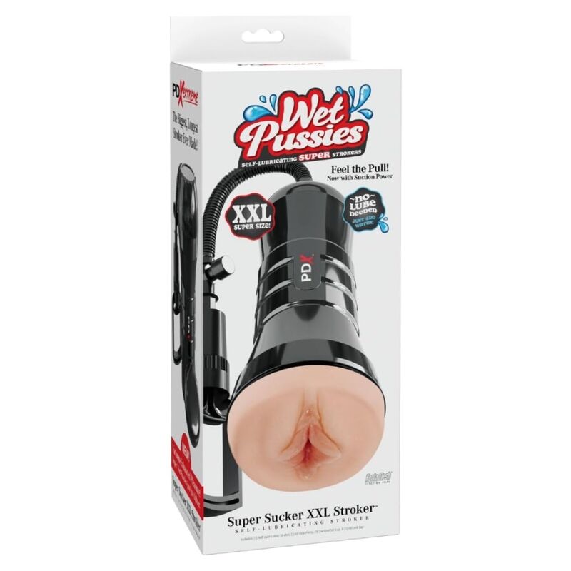 PDX EXTREME - WET PUSSIES SUPER SUCCEUR XXL LÉGER CARESSEUR VAGINAL AVEC SUCCION 27,3 CM - Image 6