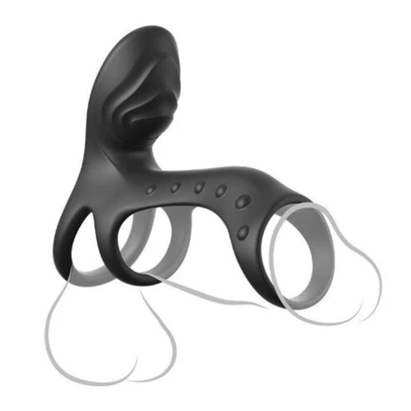 FANTASY C-RINGZ - ANNEAU PÉNIS VIBRANT ULTIMATE COUPLES CAGE PRO 19,5 CM - Image 3