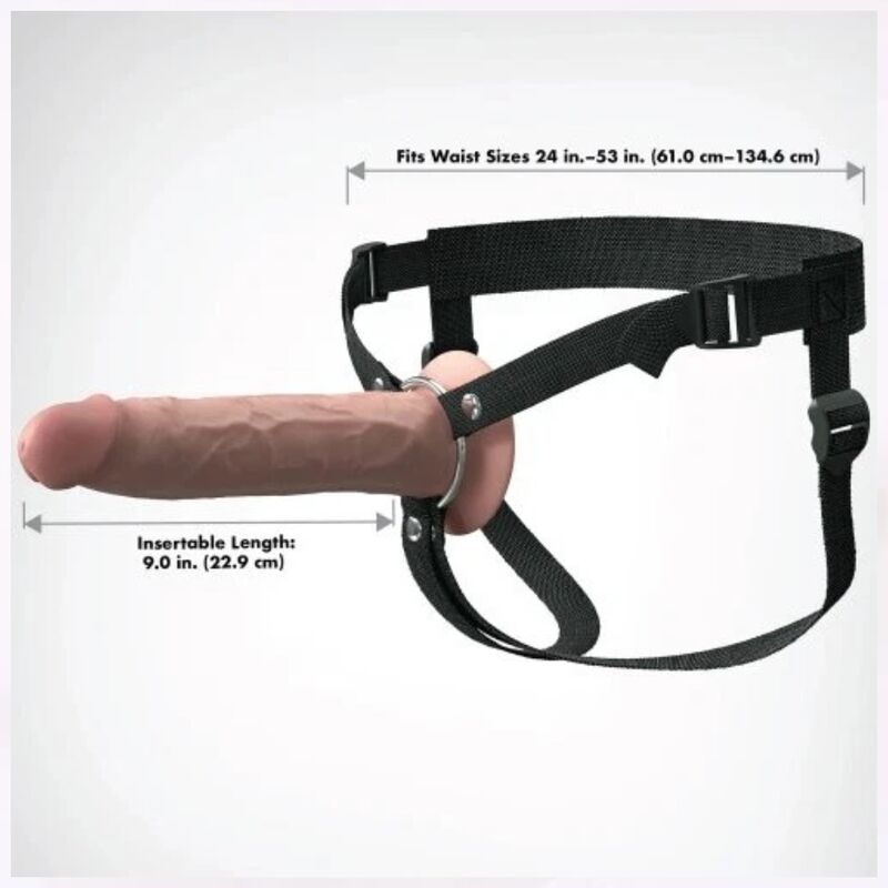 FANTASY X-TENSIONS - ELITE REALISTIC HOLLOW STRAP-ON 24,1 CM - Image 6